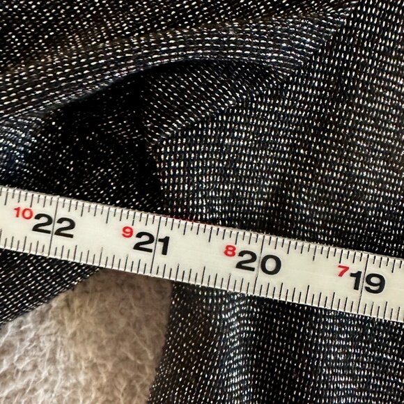 Vintage Metallic Silver Blazer Jacket Built in Top Evening Party 90s - Picture 3 of 16